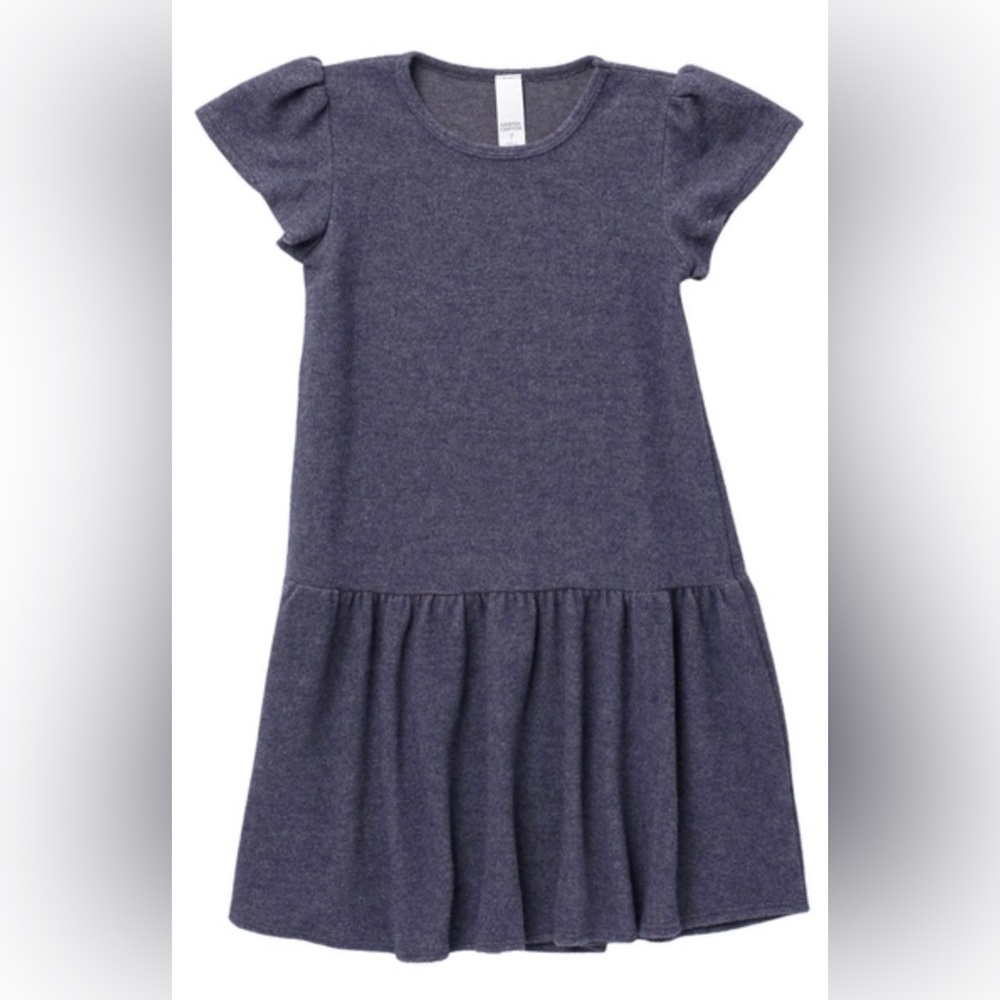 Harper Canyon Kids' Drop Waist Cozy
Knit Dress In Navy Peacoat 5
